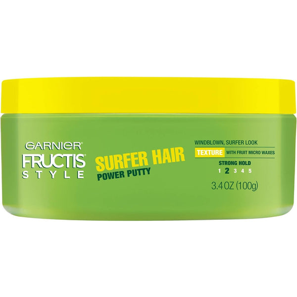 Garnier Fructis Style Surfer Hair Power Putty, 3.4 Oz, 1 Count (Packaging May Vary)