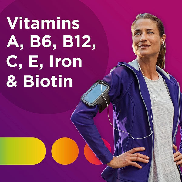 Centrum Multivitamin for Women, Multivitamin/Multimineral Supplement with Iron, Vitamin D3