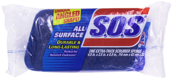 S.O.S. All Surface Extra Thick Scrubber Sponge , 1 ct