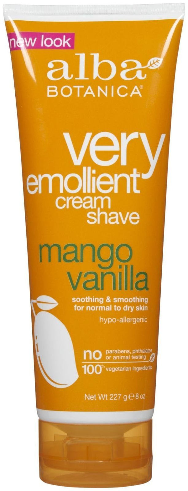 Alba Botanica Moisturizing Cream Shave, Mango Vanilla - 8 oz - H&B Aisle