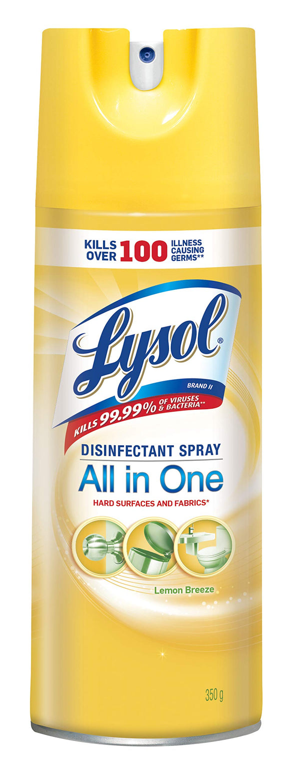 Lysol Disinfectant Spray, Lemon Breeze, 12.5oz