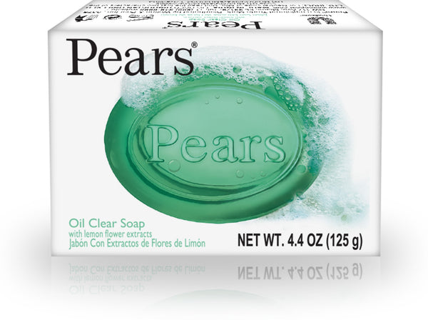 Pears Oil Clear Soap with Lemon Flower Extracts 4.4 oz