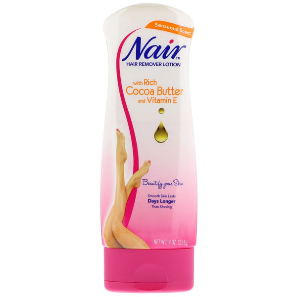 Nair Hair Removal Lotion, Cocoa Butter, 9 Ounce