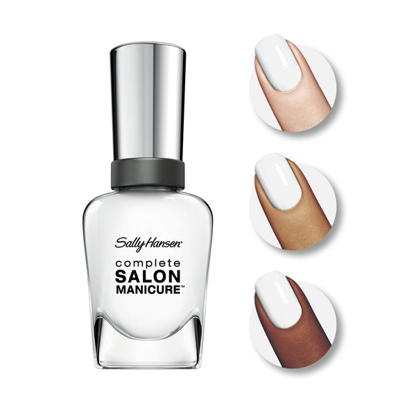 Sally Hansen Complete Salon Manicure Nail Polish, Clear'd for Takeoff 0.5 Ounce Long-Lasting Nail Polish with Gel Shine & Nourishing Care