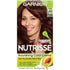 Garnier Nutrisse Nourishing Hair Color Creme, 415 Soft Mahogany Dark Brown (Raspberry Truffle) (Packaging May Vary)