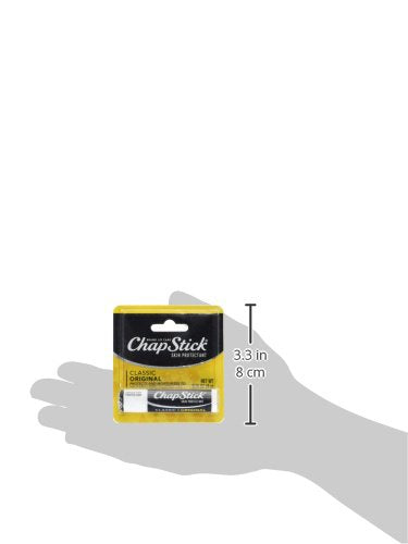 Chapstick Classic Original Lip Balm, 0.15 oz Stick, SPF 4, Regular