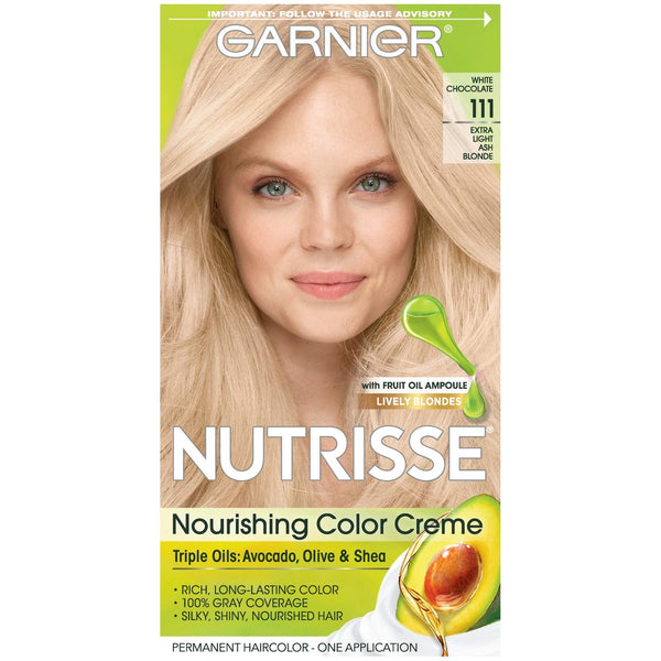Garnier Nutrisse Haircolor, 111 Extra-Light Ash Blonde 1 Each