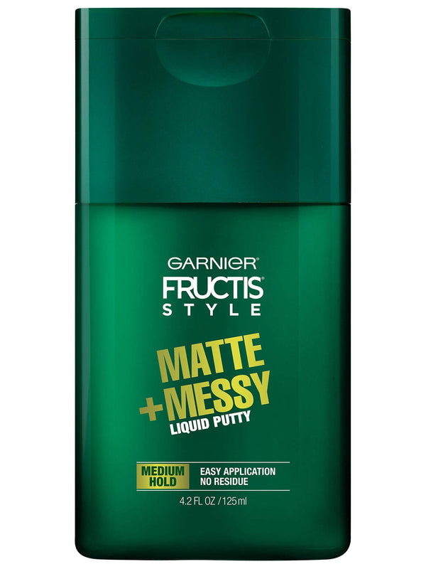 Garnier Fructis Style Matte and Messy Liquid Hair Putty for Men, 4.2 Ounce