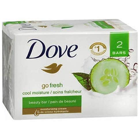 Dove Go Fresh Cool Moisture Beauty Bar (2 bars x 4.25 oz.)