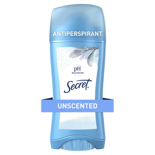 Secret Invisible Solid Antiperspirant and Deodorant, Unscented, 2.6 oz/Exp. Nov 2023