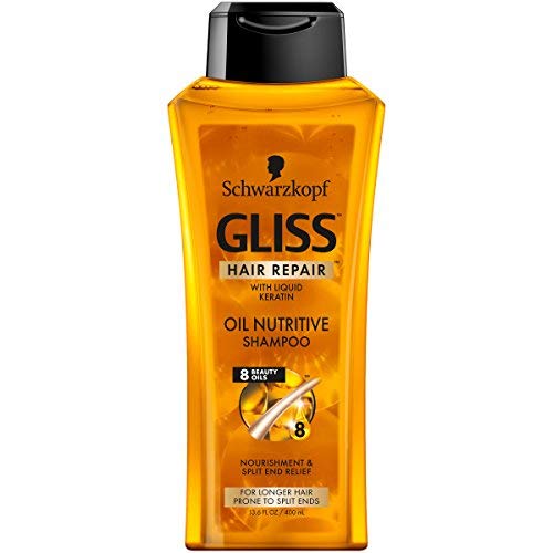 Schwarzkopf Gliss Hair Repair Oil Nutritive Shampoo, 13.6 Ounce - H&B Aisle
