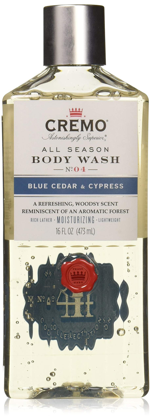 Cremo Inc Cremo Blue Cedar & Cyprus Body Wash - 16oz, 16 Oz