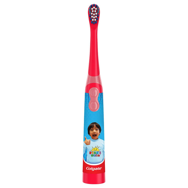 Colgate Kids Battery Powered Toothbrush, Ryan's World - Extra Soft Bristles