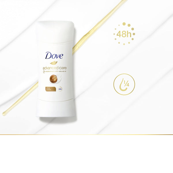 Dove Advanced Care Antiperspirant Deodorant, Shea Butter, 2.6 oz
