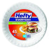 Hefty Everyday 9 Inch Foam Plates, White, 45 Count.