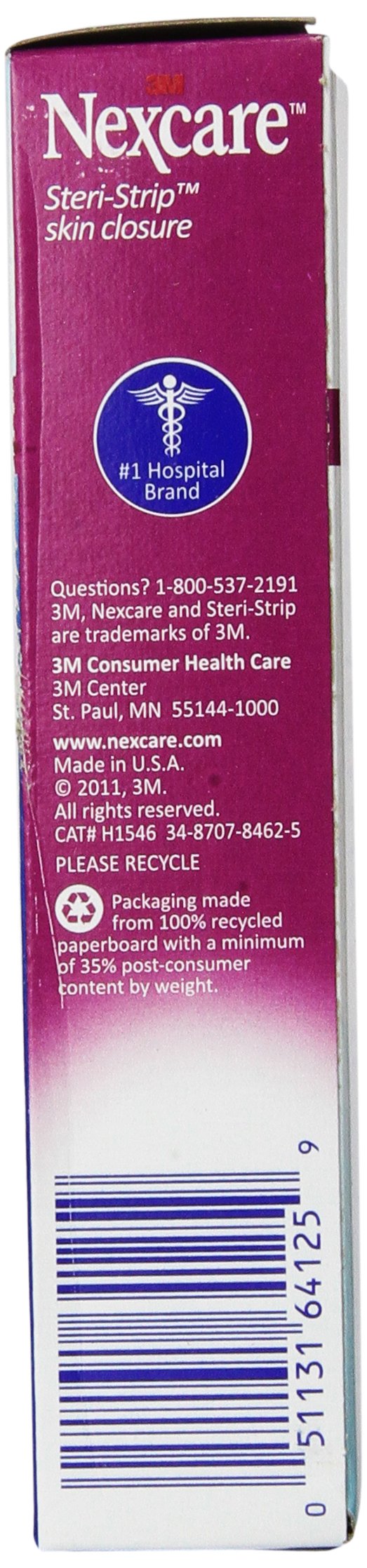 Nexcare Steri-Strip Wound Closure, Secures and closes small cuts and wounds, 1/4 Inch x 4 Inch, 30 Count