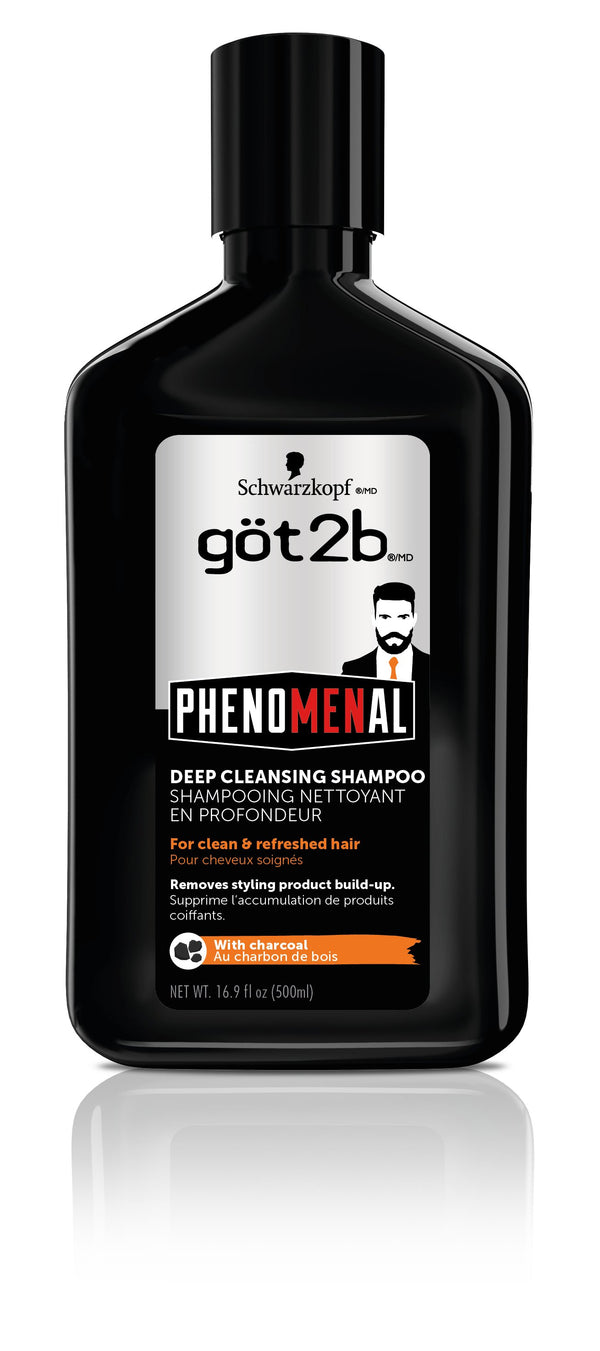 Got2b Phenomenal Deep Cleansing Shampoo With Charcoal, 16.9 Ounce