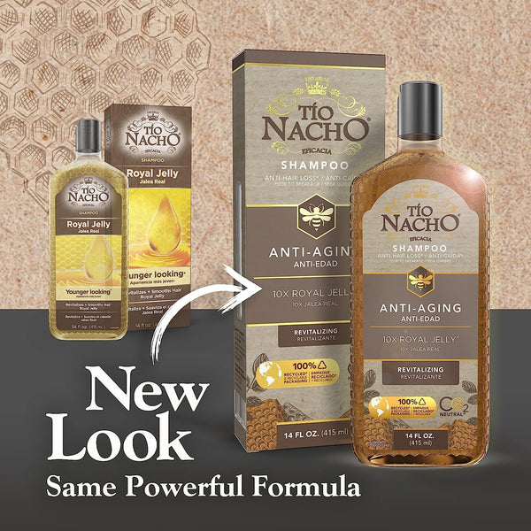 Tio Nacho Younger Looking Revitalizing Shampoo with Royal Jelly, 14 Ounces