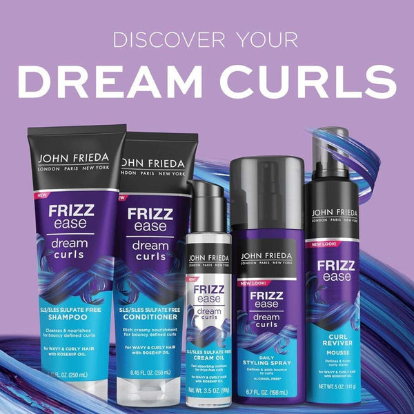 John Frieda Frizz Ease Dream Curls Daily Styling Spray, 6.7 Fl Oz