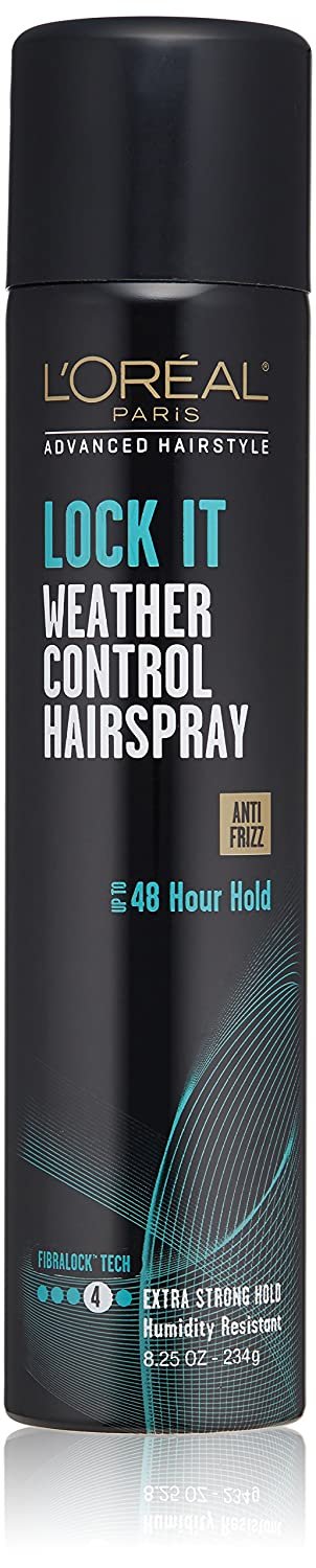 L'Oréal Paris Advanced Hairstyle LOCK IT Weather Control Hairspray, 8.25 oz. (Packaging May Vary)