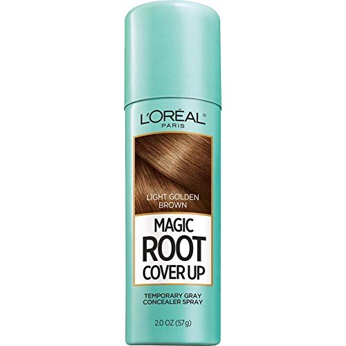 L'Oreal Paris Magic Root Cover Up Gray Concealer Spray Light Golden Brown 2 oz.(Packaging May Vary) - H&B Aisle