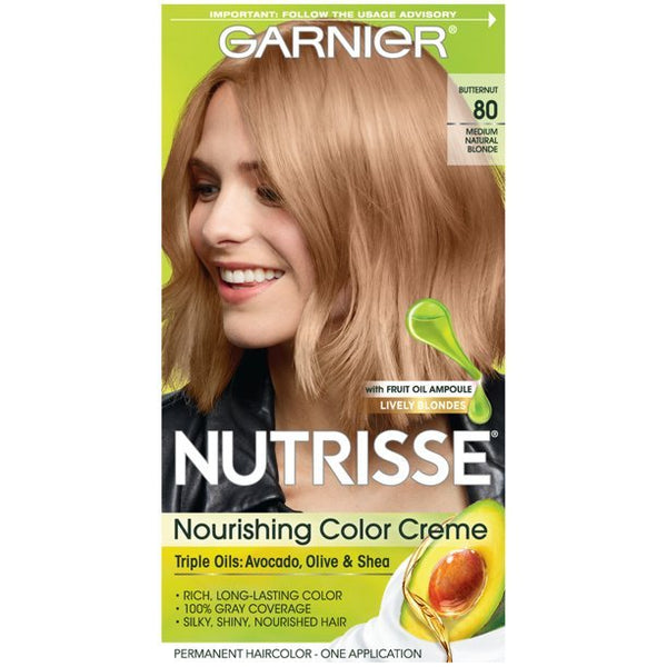 Garnier Nutrisse Haircolor - 80 Butternut (Medium Natural Blonde) 1 Each