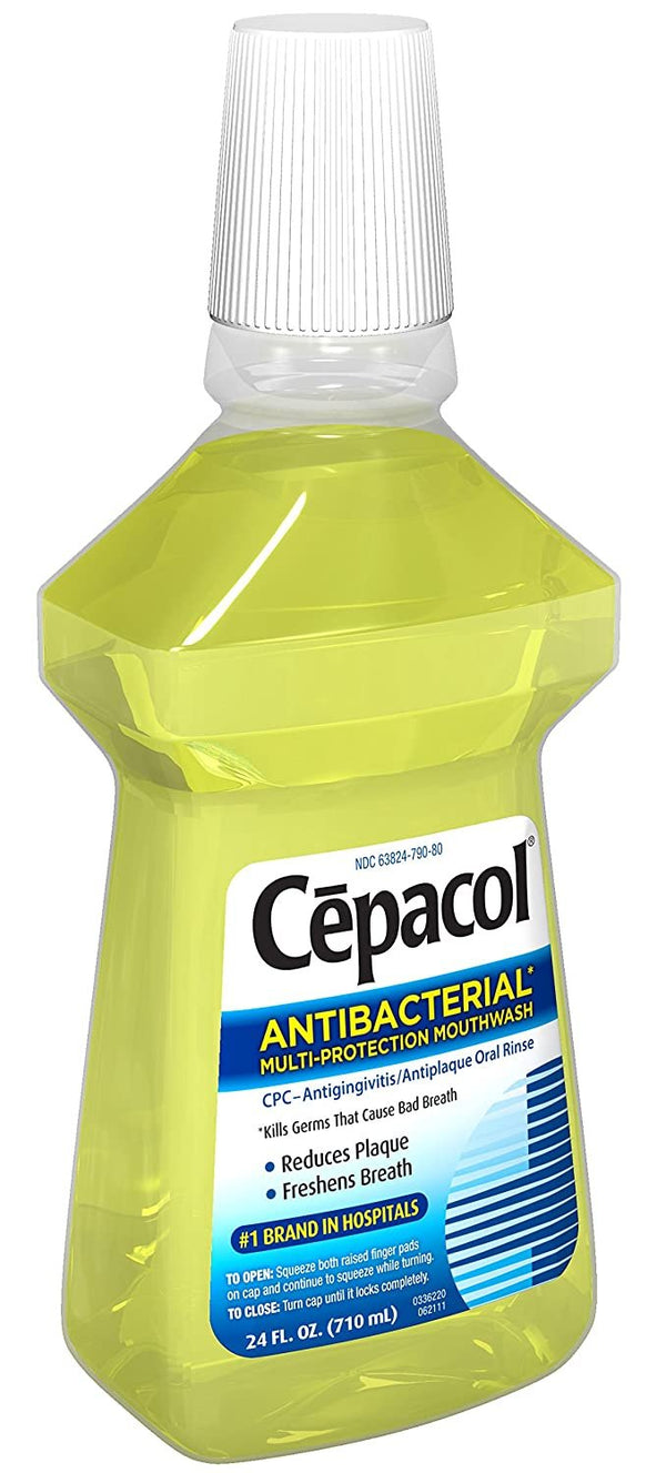 Cepacol Antibacterial Mouthwash, Gold, 24oz