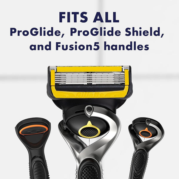 Gillette ProGlide Shield Razor Refills for Men, 4 Blade Refills