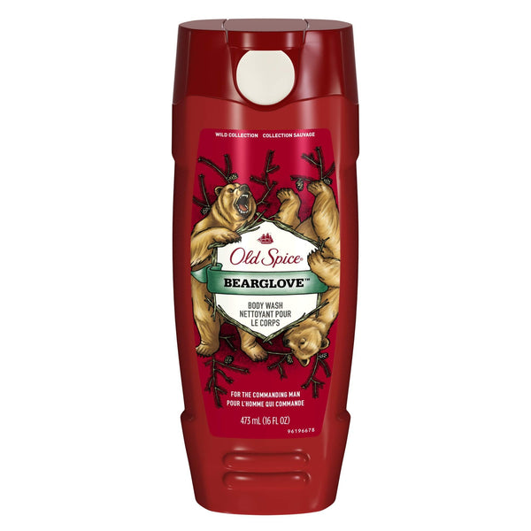 Old Spice Body Wash for Men, Bearglove, Long Lasting Lather, 16 fl oz