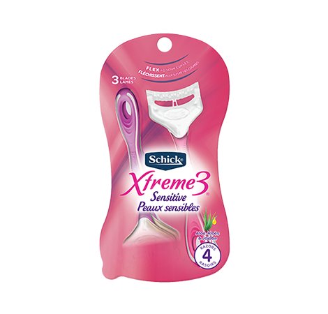 Schick Xtreme 3 Women's Sensitive Skin Disposable Razor - 4 ct