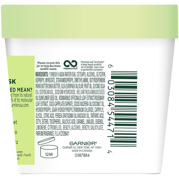 Garnier Fructis Smoothing Treat 1 Minute Hair Mask with Avocado Extract Fl Oz Pack of