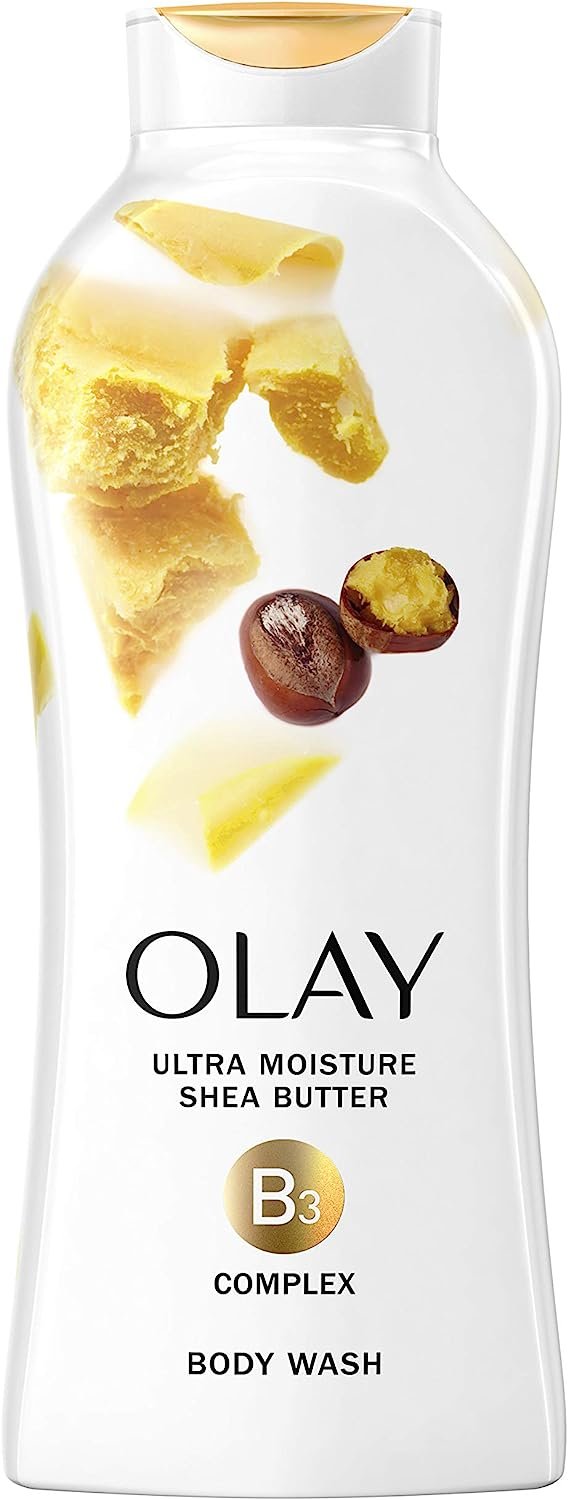 Olay, Ultra Moisture Shea Butter Body Wash Fluid Ounce, 22 Fl Oz