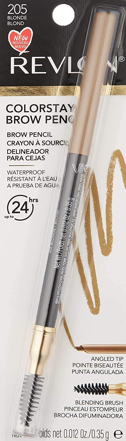 Revlon ColorStay Eyebrow Pencil with Spoolie Brush, Waterproof, Longwearing