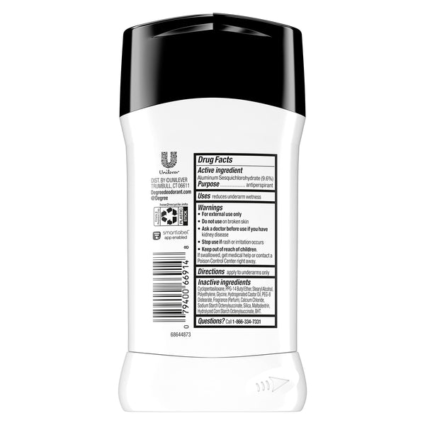 Degree Men UltraClear Antiperspirant Deodorant 72-Hour Sweat & Odor Protection Fresh Antiperspirant For Men With MotionSense Technology 2.7 oz