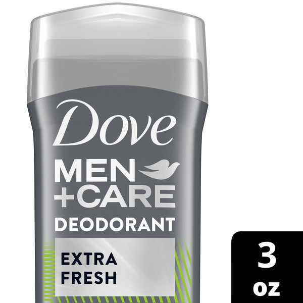Dove Men+Care Deodorant Stick Extra Fresh Deodorant for men with Vitamin E and Triple Action Moisturizer Aluminum-free formula with 48-Hour Protection 3 oz