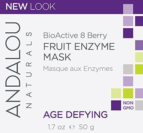 Andalou Naturals Bioactive 8 Berry Fruit Enzyme Mask, 1.7 Ounce