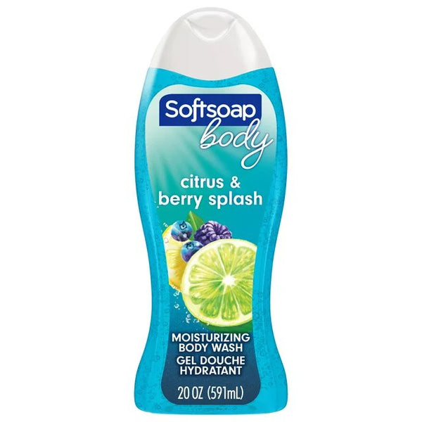 Softsoap Body Citrus Scent & Berry Splash Body Wash, 20 Oz