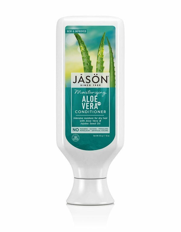 JASON Moisturizing 84% Aloe Vera Conditioner, 16 oz. (Packaging May Vary)