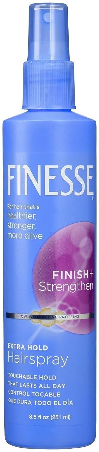 Finesse Finish + Strengthen Extra Hold Non-Aerosol Hair Spray, 8.5 oz