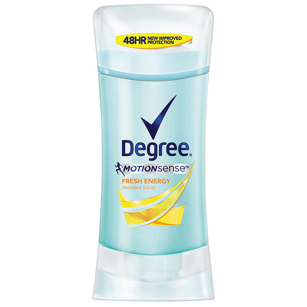 DEGREE WOMENS DEO Women Antiperspirant Deodorant Stick Energy, Fresh, 2.6 Ounce