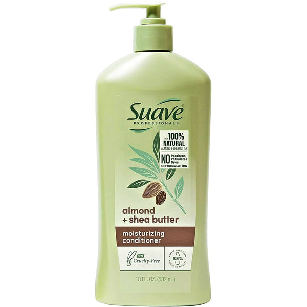 Suave Professionals Moisturizing Conditioner for Dry Hair Almond & Shea Butter Paraben-free & Dye-free 18oz