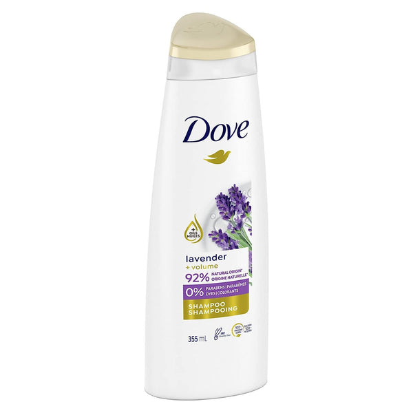 Dove Volume Shampoo for Thinning Hair Thickening Ritual Hair Shampoo with Lavender 12 oz