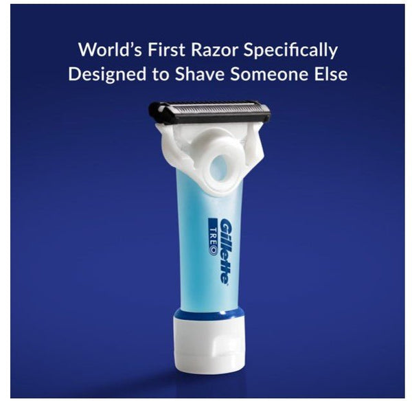 Gillette TREO Caregiver Razor with Built-in Shave Gel, 8 ct