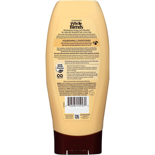 Garnier Whole Blends Conditioner with Avocado Oil & Shea Butter Extracts, 12.5 fl. oz.
