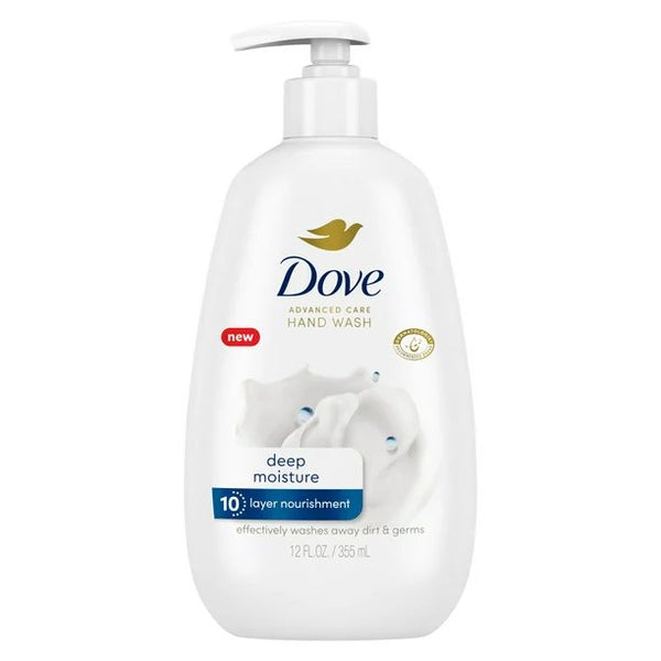 Dove Advanced Care Deep Moisture Liquid Hand Wash, 12 oz