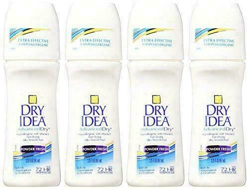 Dry Idea Roll On Antiperspirant/Deodorant, Powder Fresh - 3.25 oz