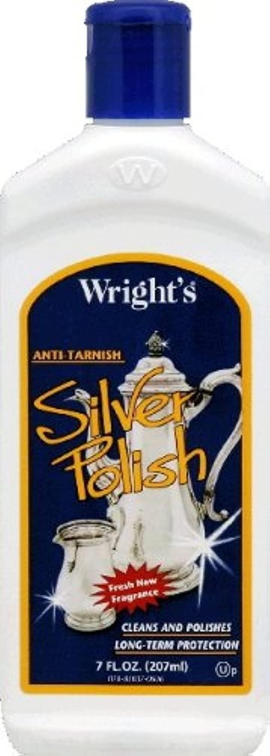 Wrights Silver Polish, Anti-Tarnish - 7 fl oz