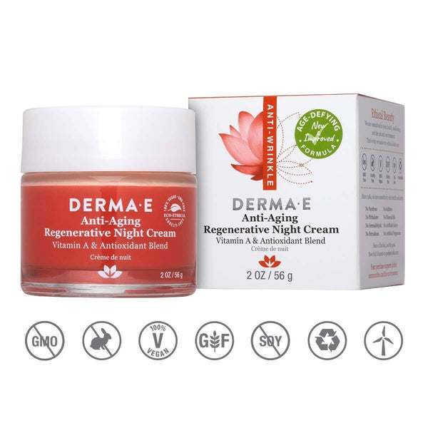 DERMA E Anti-Aging Regenerative Night Cream, 2 oz