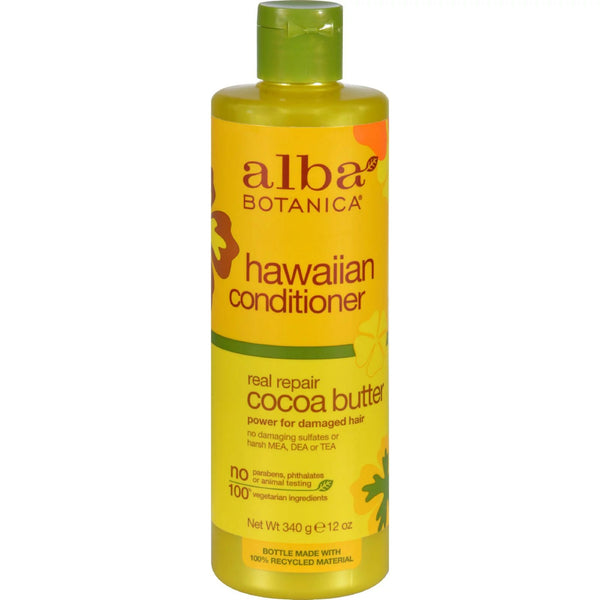 Alba Botanica Hawaiian Hair Conditioner Cocoa Butter - 12 fl oz