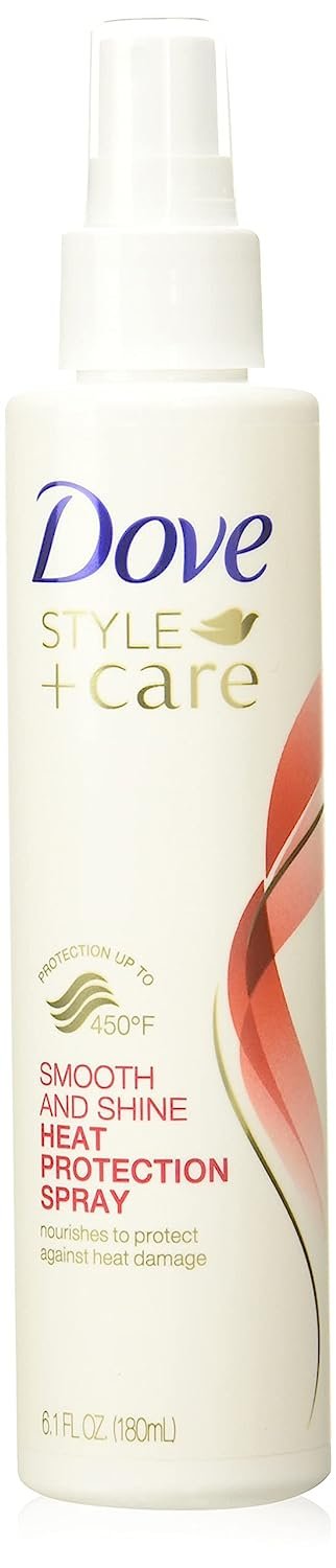 Dove Style + Care Smooth Shine Heat Protection Spray, 6.1 fl oz